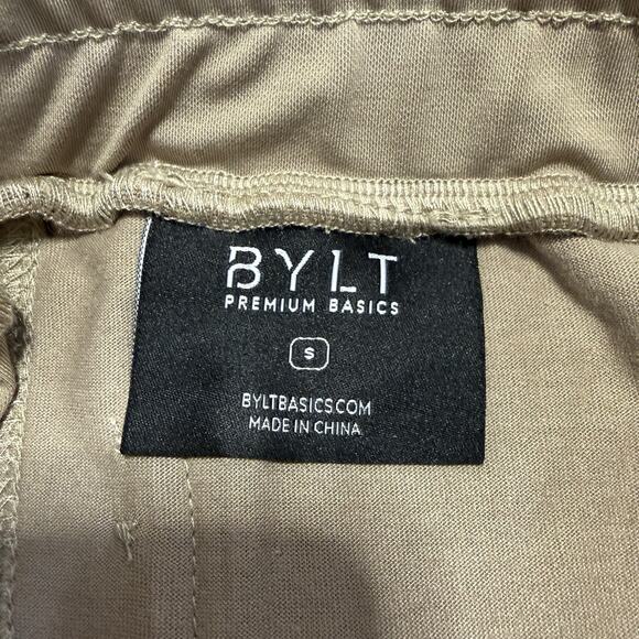 BYLT Basics ELITE+ JOGGER PANT Women’s Small SAND Cuffed Ankle 4-Way Stretch NEW - Picture 9 of 12